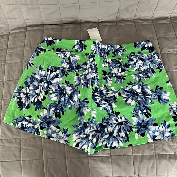 J. Crew factory linen blend floral pleated shorts size 6 new nwt - Picture 6 of 8
